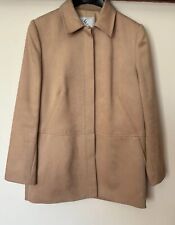 GOLD by Michael H Ladies Soft Camel Buttoned Lightweight Lined Jacket Size 12