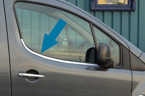 Chrome side door window sill - chrome,