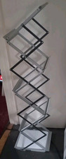 Portable A4 Exhibition Display Stand . 6 Shelf + Case .. Used Two Day Event Only