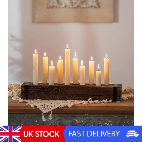 Wood candelabra for table - wood,