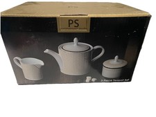 Portmeirion Studio 3 Piece Tea Set. Teapot Sugar Bowl and Jug