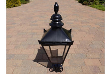 Lamp Post Top Black Victorian