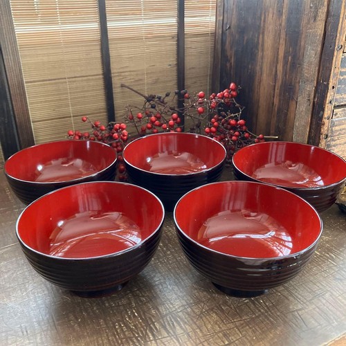 Japanese urushi lacquer soup - lacquer,