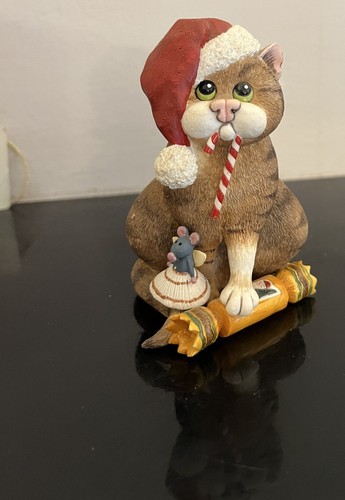 Comic curious cats santa - curious, cats: