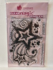 Woodware Stamps - Star Burst