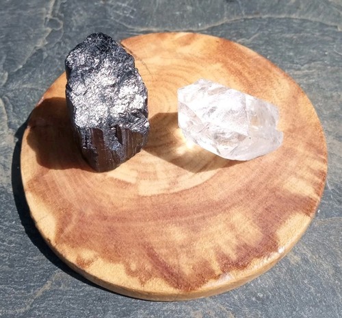 Natural tormaline quartz - tormaline,