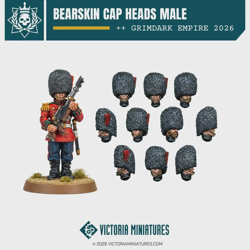 Bearskin cap heads grimdark - heads,