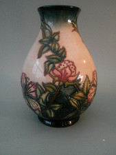 Moorcroft vase sweet briar