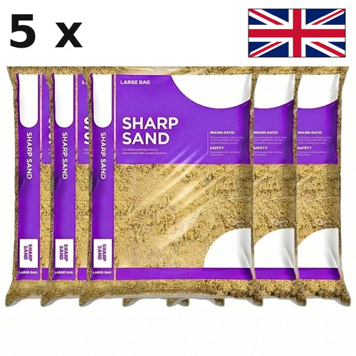 Sharp sand 125kg pack - sharp,