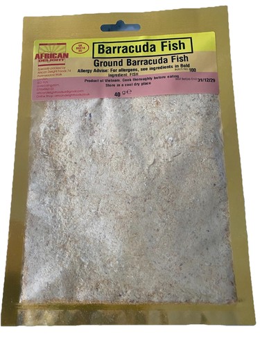 Ground barracuda fish tasty - ground,