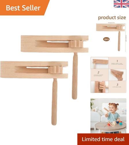 Durable wooden noise maker - wooden,