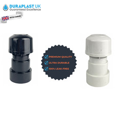 Duraplast UNIVERSAL AIR ADMITTANCE VALVE 32, 40, 50mm – Black, White PVC