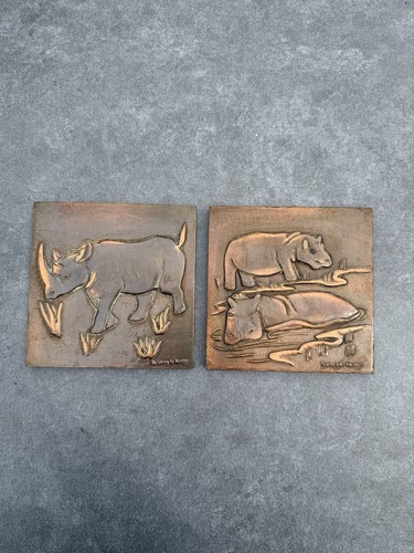 Vintage african copper wall - vintage,