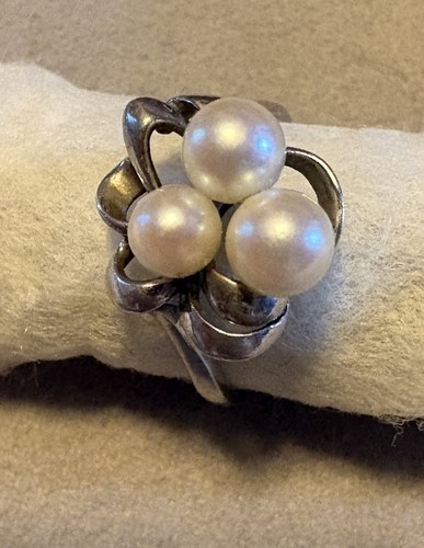 Vintage mikimoto three - vintage, akoya
