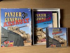 Panzer General 3D Assault Windows BIG BOX PC Game Manual Guide Maps UK Fast Post