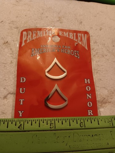 Rank pins silver finish - ,