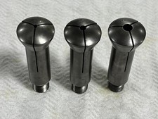 Hendey 4 H Collet 3pc Set Lathe Spindle 4H Hardinge Rivett Chuck adapter Lot