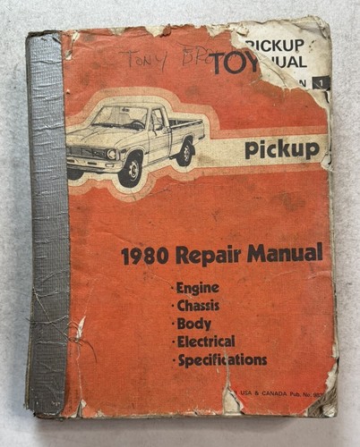 Toyota pick truck 1980 - toyota, oem