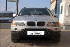 BMW X5 E53 E70 STAINLESS STEEL BLACK AXLE NUDGE A-BAR, BULL BAR 2001-2009 W K