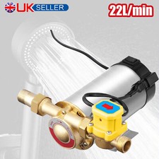 Hot Water Booster Mains Pressure Shower Pump Electric Home Boost 100W Domestic