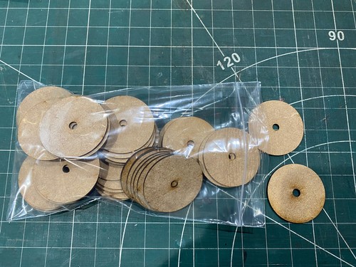 Mdf circle with - mdf,
