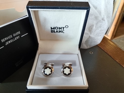 Montblanc star cufflinks - montblanc,