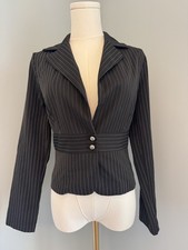 Women’s Black Pinstripe