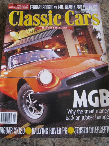Classic cars jan 1998 - 1998, mgb