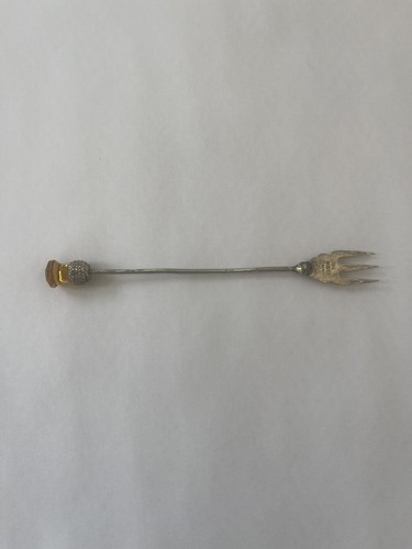 Antique sterling silver pickle - antique,