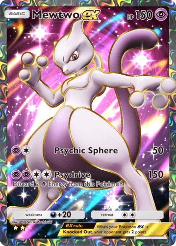 Mewtwo full art - (fast),