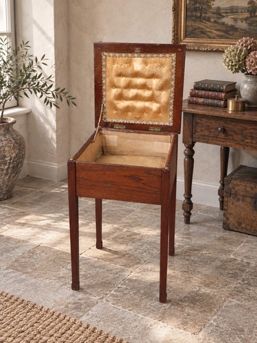 Edwardian oak sewing - oak,