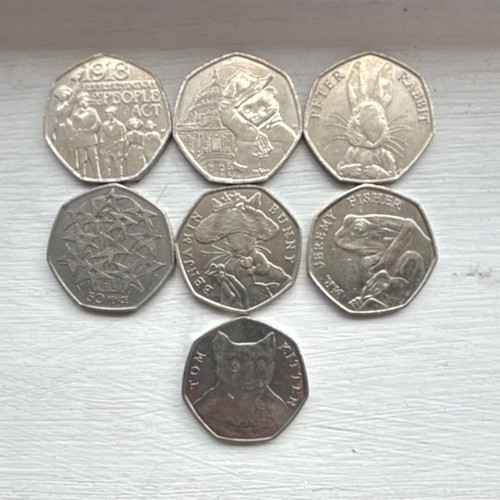 2018 50p coin - 2018, set
