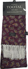 Tootal Mens Bordeaux Paisley