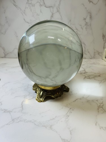 Large heavy clear glass - heavy,