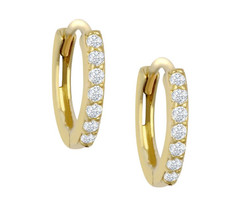 Solid 9ct Yellow Gold Huggie