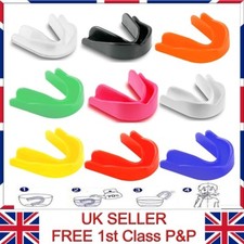 2x Adults & Junior Lightly Flavoured Gum Shield Mouth Guard For Fitness Sports 