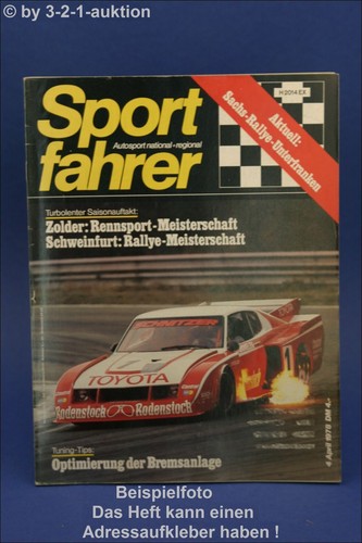 Sport driver renault 5 - driver, 4/78