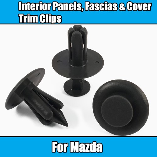 10x trim clips for mazda - trim, 6mm