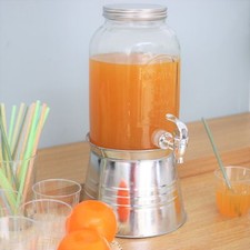 Jug with Tap Glass Beverage