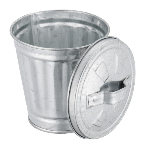 Tiny metal bin mini - tiny, can