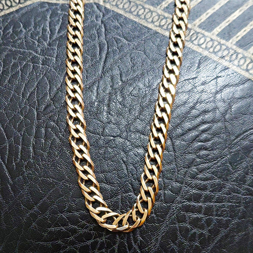 9ct yellow gold - yellow, curb