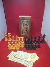 Chess Staunton Vintage Wooden