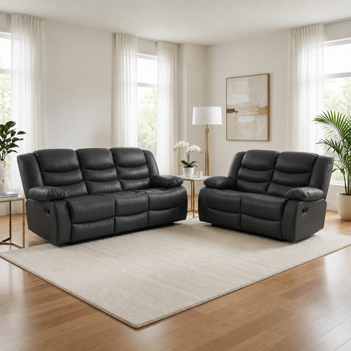 Roma leather recliner sofas - roma,