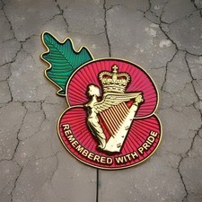 british army ulster defence regiment udr northern ireland loyalist poppie badge