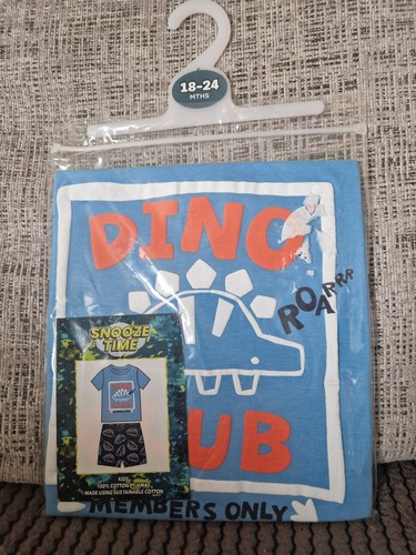 24m dino pyjama set - 18-24m,