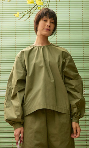 Olive blouse sold plumo - sold,