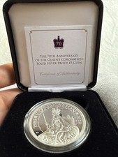 Jubilee Mint 70th Anniversary Queens Coronation £5 Coin Collection