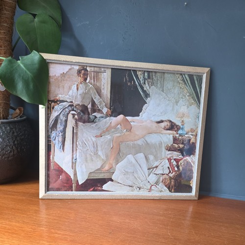Vintage framed henri gervex - framed,