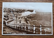 Saltdean Cliffs & New Promenade RPPC Norman Series Real Photo Postcard Brighton