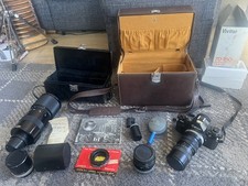 Canon A-1 Body A+ lenses +